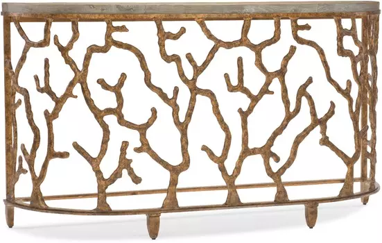 Консоль coral (hooker) золотой 158x86x46 см.