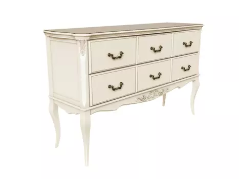 Консоль gold wood 6n (la neige) белый 156.0x52.0x96.5 см.