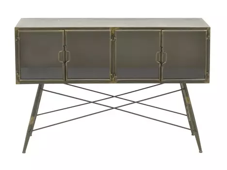 Консоль-комод aissus (to4rooms) золотой 120x80x35 см.