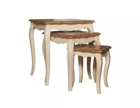 Консоль leontina средняя (etg-home) бежевый 41.0x48.0x41.0 см.