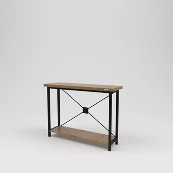 Консоль лофт (kovka object) коричневый 120.0x90.0x37.0 см.