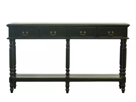 Консоль morris console table (gramercy) синий 147.0x84.0x28.0 см.