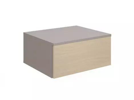 Консоль подвесная level 011 (olhause) серый 50x22x40 см.