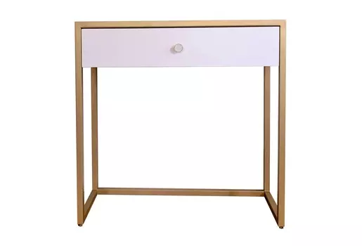Консоль с ящиком (for miss) белый 80.0x80.0x31.0 см.