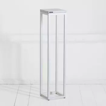 Консоль стройняшка в белом цвете 20*90 (archpole) белый 20x90x20 см.