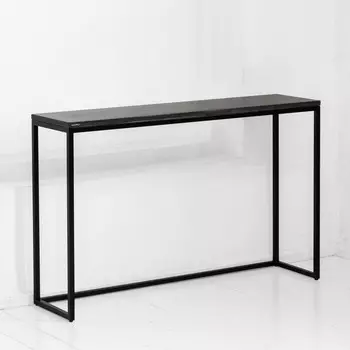 Консоль стройняшка в черном цвете (archpole) черный 120x75x30 см.