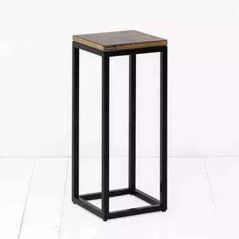 Консоль стройняшка в цвете жженой березы 25*60 (archpole) коричневый 25x60x25 см.