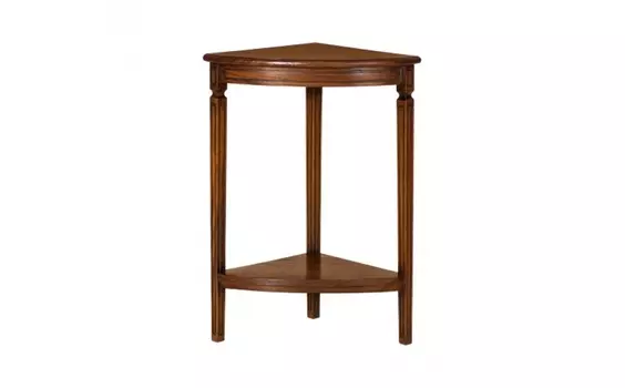 Консоль угловая (satin furniture) коричневый 55x75x36 см.