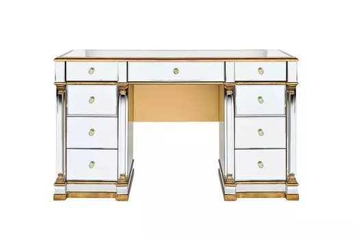 Консоль зеркальная (garda decor) золотой 143x87x54 см.