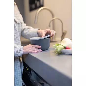 Контейнер connect m organic (koziol) серый 15x9x16 см.