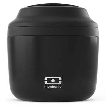 Контейнер для еды element (monbento) черный 11x13 см.