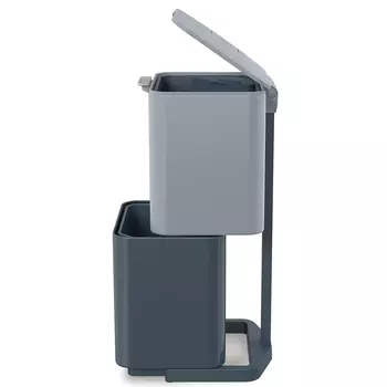 Контейнер для мусора с двумя баками totem max sky (joseph joseph) голубой 36x81x39 см.