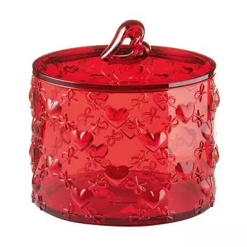 Контейнер love малый (guzzini) красный 10x10 см.