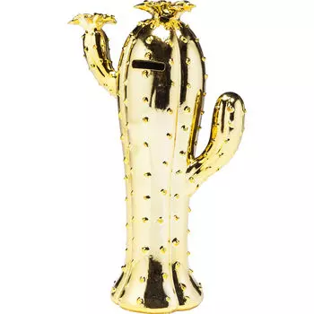 Копилка cactus (kare) золотой 19x30x10 см.