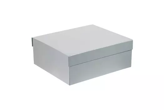 Коробка подарочная my warm box (garda decor) серебристый 41x15x35 см.