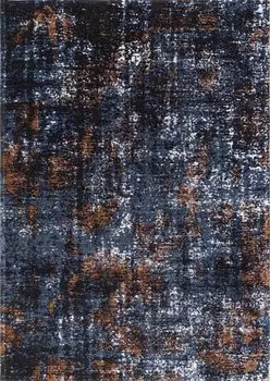 Ковер flame rusty blue (carpet decor) синий 160x230 см.