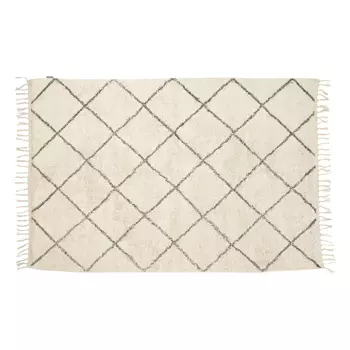 Ковер (hubsch) белый 120x180 см.