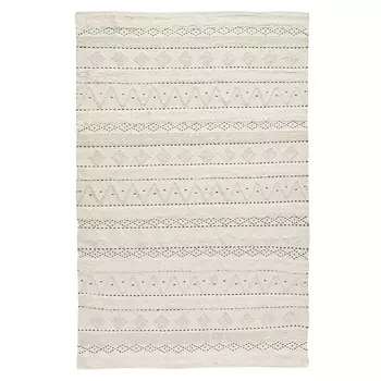 Ковер из шерсти в этническом стиле 70х160 см (tkano) бежевый 70x160 см.