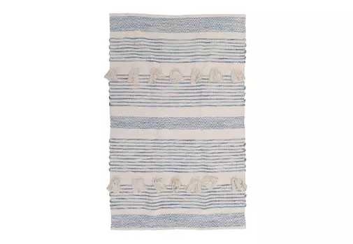 Ковер kendi (to4rooms) голубой 180x120x1 см.