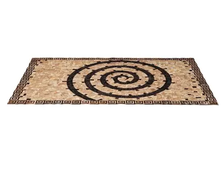 Ковер meander (kare) коричневый 240x170x1 см.