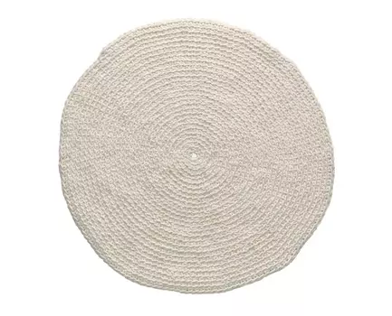 Ковер puppy (la forma) белый 1 см.