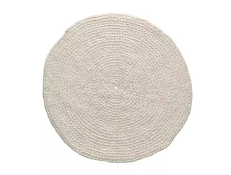 Ковер puppy (la forma) белый 1 см.