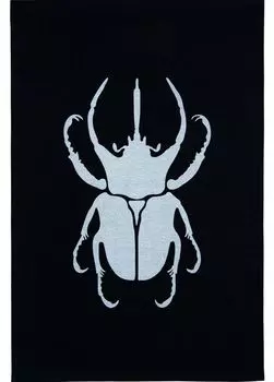 Ковер scarabio black (carpet decor) черный 160x230 см.