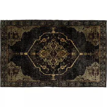 Ковер shades (kare) черный 170x240 см.