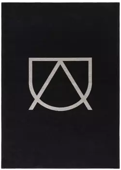 Ковер signum black (carpet decor) черный 160x230 см.