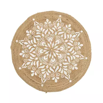 Ковер (to4rooms) бежевый 90x90x1 см.