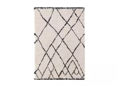 Ковер в берберском стиле rabisco (laredoute) белый 200x290 см.