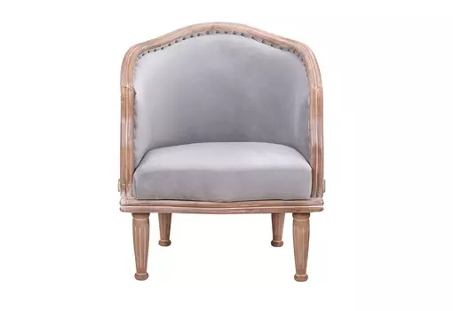 Кресло alamo (mak-interior) серый 59x86x62 см.