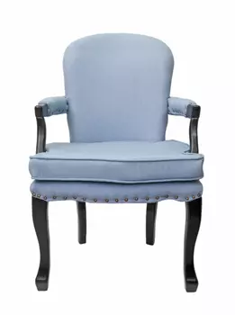 Кресло anver (mak-interior) голубой 62x96x65 см.
