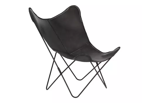 Кресло-бабочка flynn (la forma) черный 77x93x100 см.
