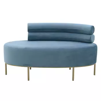 Кресло-банкетка karana (to4rooms) голубой 116.0x66.0x54.0 см.