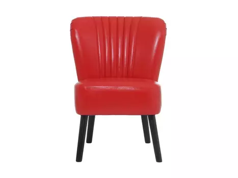 Кресло barbara (ogogo) красный 59x77x62 см.
