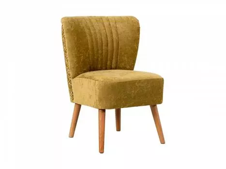 Кресло barbara (ogogo) желтый 59x77x62 см.