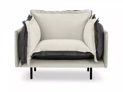 Кресло barcelona (ogogo) белый 117x82x110 см.