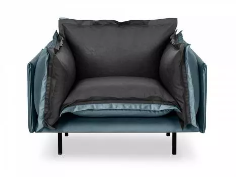 Кресло barcelona (ogogo) бирюзовый 117x82x110 см.