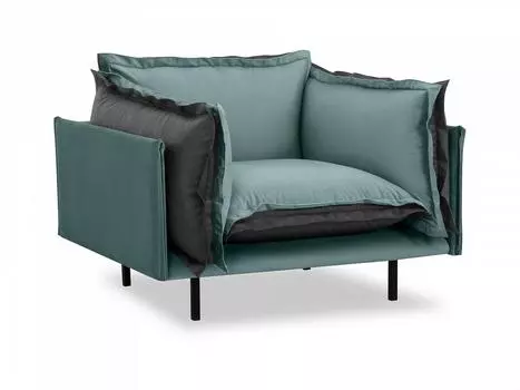 Кресло barcelona (ogogo) бирюзовый 117x82x110 см.