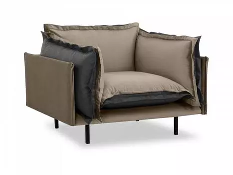 Кресло barcelona (ogogo) коричневый 117x82x110 см.