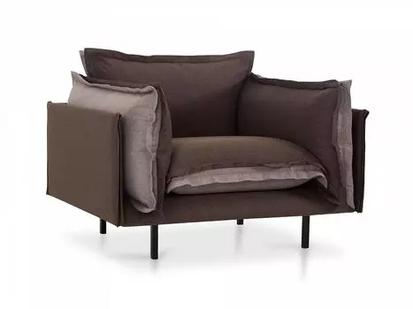 Кресло barcelona (ogogo) коричневый 117x82x110 см.