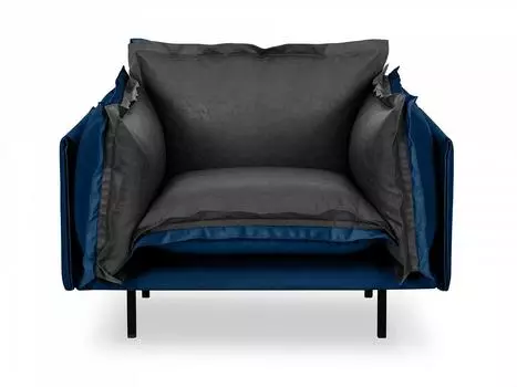 Кресло barcelona (ogogo) синий 117x82x110 см.