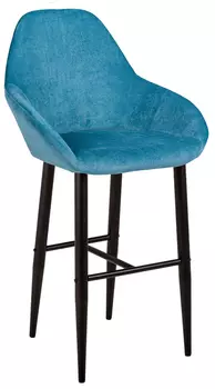 Кресло барное kent блю/черный (r-home) синий 58x114x59 см.