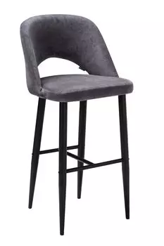 Кресло барное lars графит (r-home) серый 52x105x57 см.