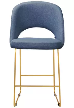 Кресло барное lars (r-home) синий 53x105x59 см.