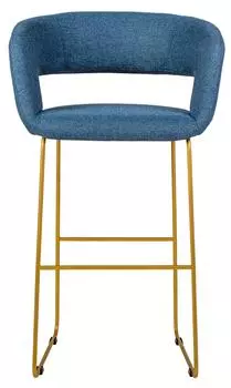Кресло барное walter (r-home) синий 57x99x55 см.