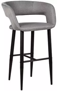 Кресло барное walter свсер/черный (r-home) серый 57x99x55 см.