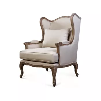 Кресло berjer (desondo) серый