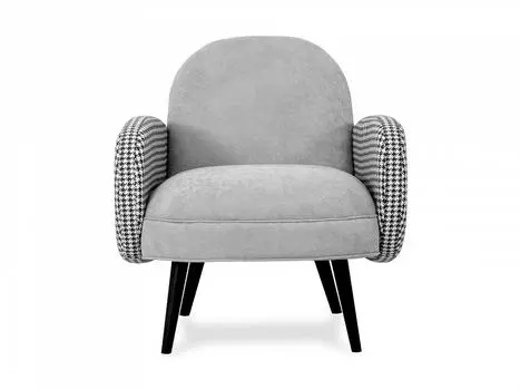 Кресло bordo (ogogo) серый 74x80x82 см.